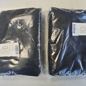 NWT Set of 2 NICETOWN Black Blackout Curtains 42”X63” Never Opened